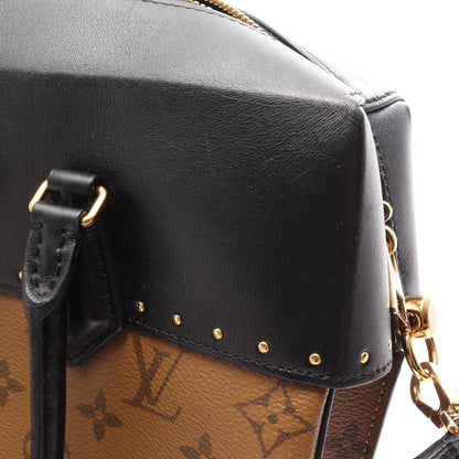 シティ マル モノグラムリバース 2WAY ハンドバッグ PVC レザー ブラウン ブラック ルイヴィトン バッグ LOUIS VUITTON