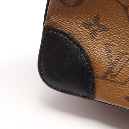 シティ マル モノグラムリバース 2WAY ハンドバッグ PVC レザー ブラウン ブラック ルイヴィトン バッグ LOUIS VUITTON