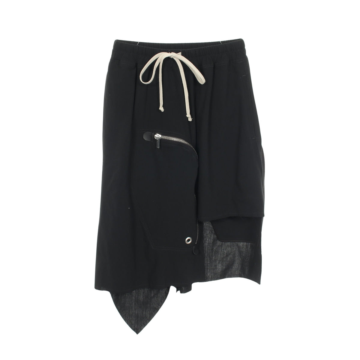 DRACCA SKIRT アシンメトリー スカート ウール ブラック リックオウエンス ボトムス Rick Owens