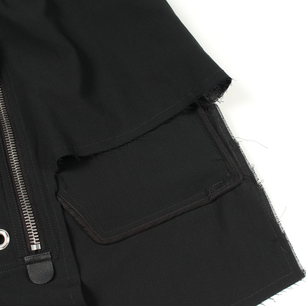 DRACCA SKIRT アシンメトリー スカート ウール ブラック リックオウエンス ボトムス Rick Owens