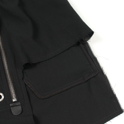 DRACCA SKIRT アシンメトリー スカート ウール ブラック リックオウエンス ボトムス Rick Owens