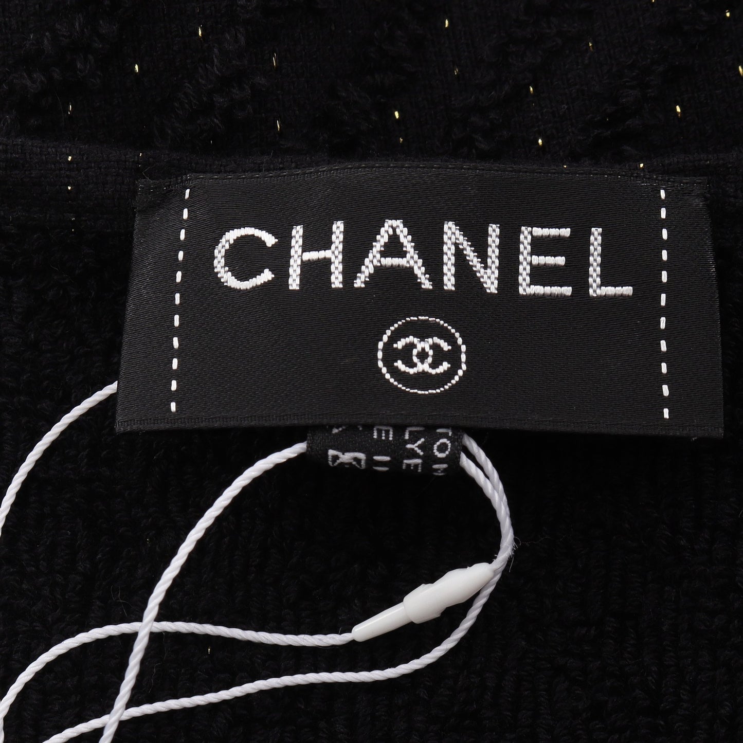 ココマーク 大判 タオル コットン ブラック シャネル 財布・小物 CHANEL