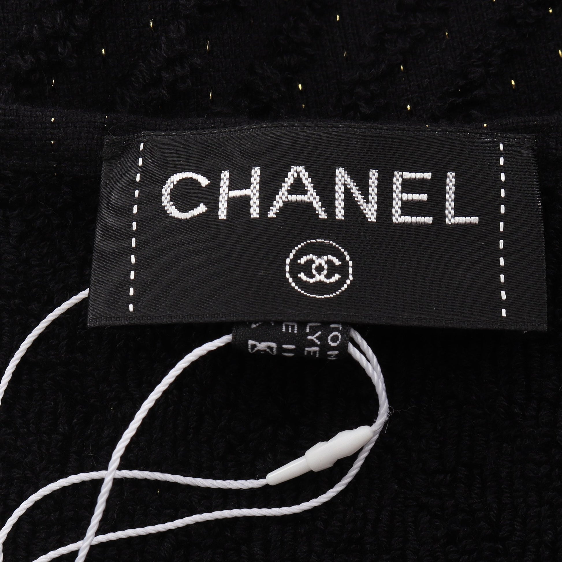 ココマーク 大判 タオル コットン ブラック シャネル 財布・小物 CHANEL
