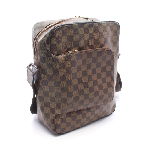 オラフMM ダミエエベヌ ショルダーバッグ PVC レザー ブラウン ルイヴィトン バッグ LOUIS VUITTON