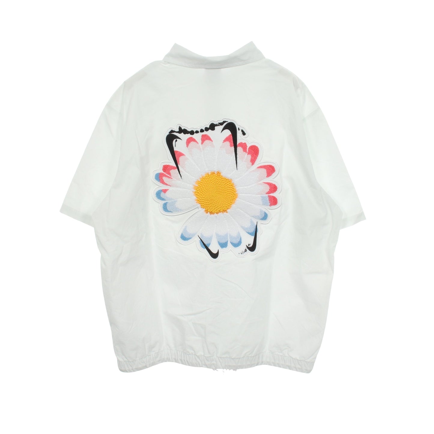 NIKE × PEACEMINUSONE KFA 刺繍 ジャケット コットン ホワイト ナイキ