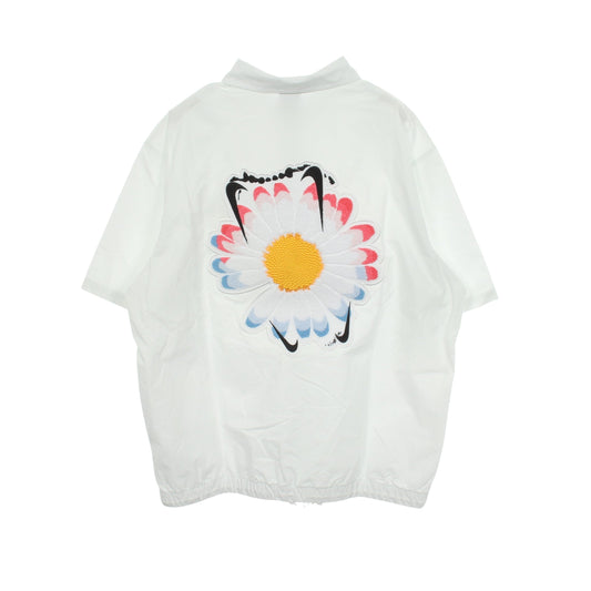 NIKE × PEACEMINUSONE KFA 刺繍 ジャケット コットン ホワイト ナイキ アウター NIKE