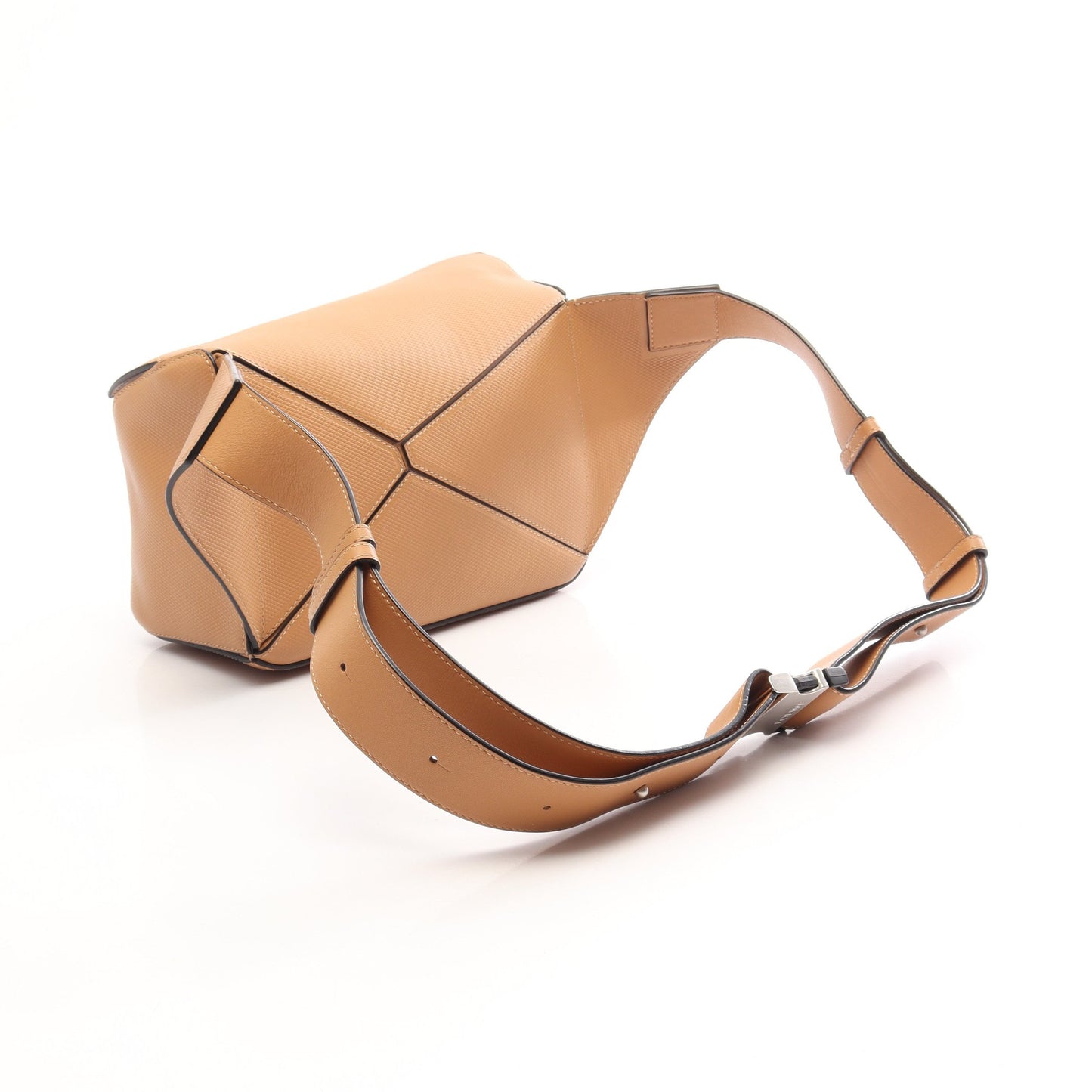 パズル バムバッグ スモール ボディバッグ ウエストバッグ レザー ベージュ ロエベ バッグ LOEWE