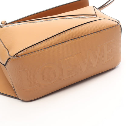 パズル バムバッグ スモール ボディバッグ ウエストバッグ レザー ベージュ ロエベ バッグ LOEWE