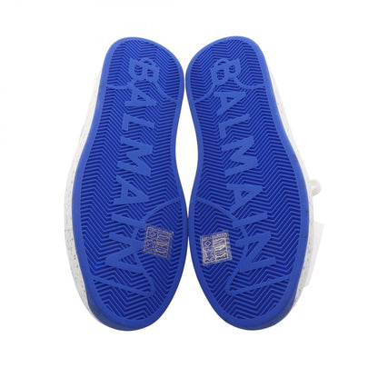 ローカットスニーカー レザー ホワイト バルマン シューズ BALMAIN