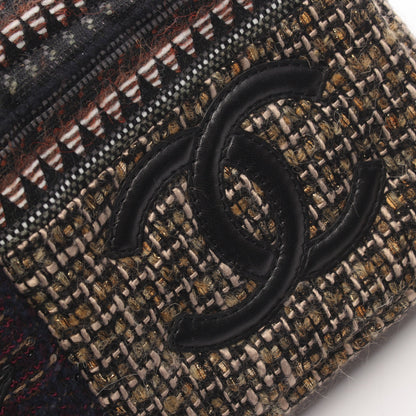 ココマーク チェーンショルダーバッグ ツイード レザー マルチカラー シルバー金具 シャネル バッグ CHANEL