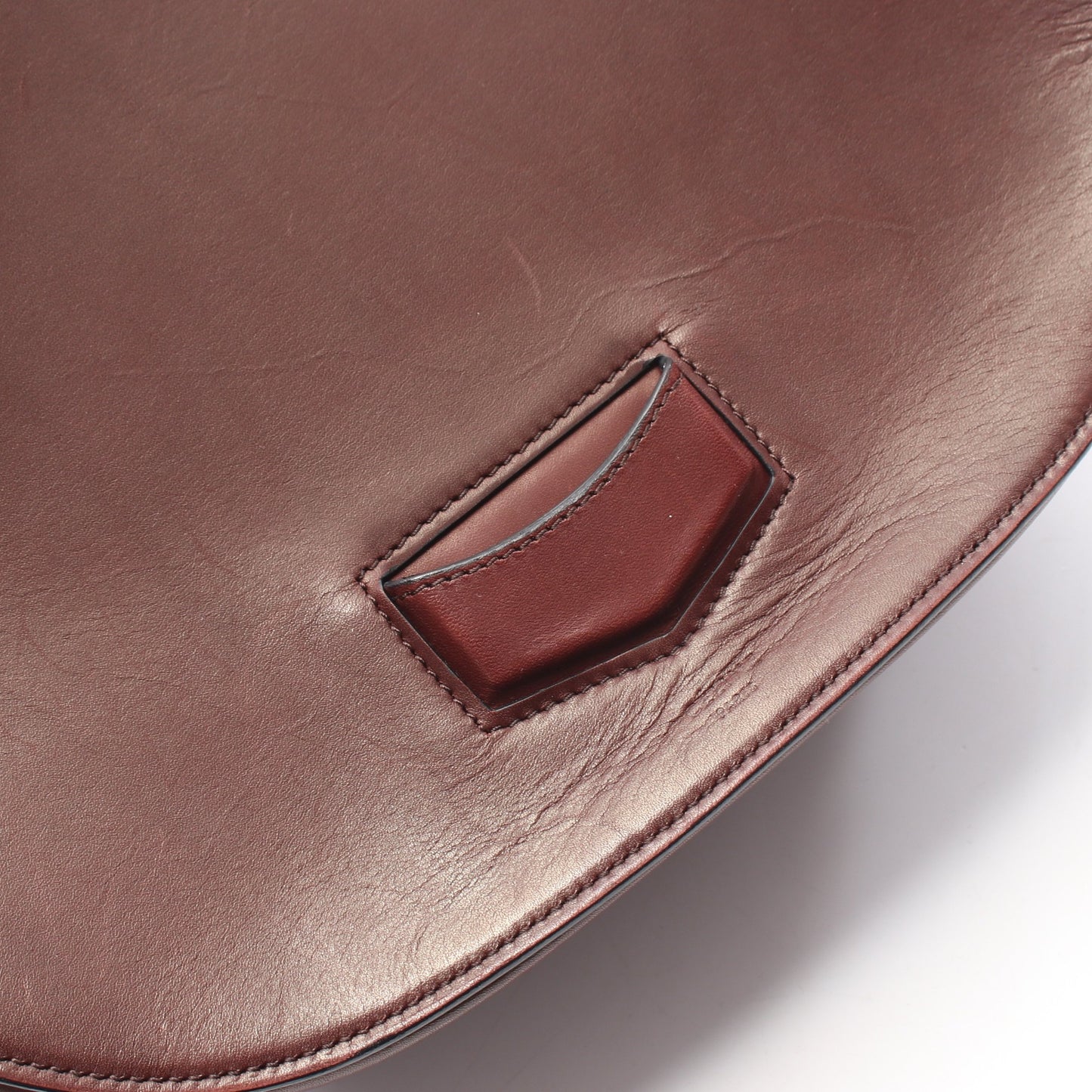 トロッター ショルダーバッグ レザー ブラウン セリーヌ バッグ CELINE