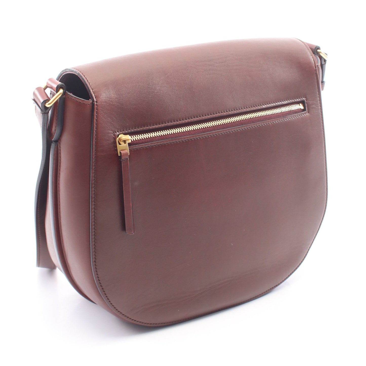 トロッター ショルダーバッグ レザー ブラウン セリーヌ バッグ CELINE