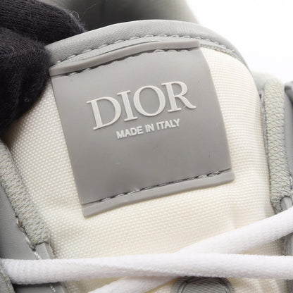 B25 ランナー オブリーク スニーカー レザー キャンバス グレー オフホワイト ディオール シューズ DIOR