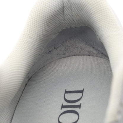 B25 ランナー オブリーク スニーカー レザー キャンバス グレー オフホワイト ディオール シューズ DIOR