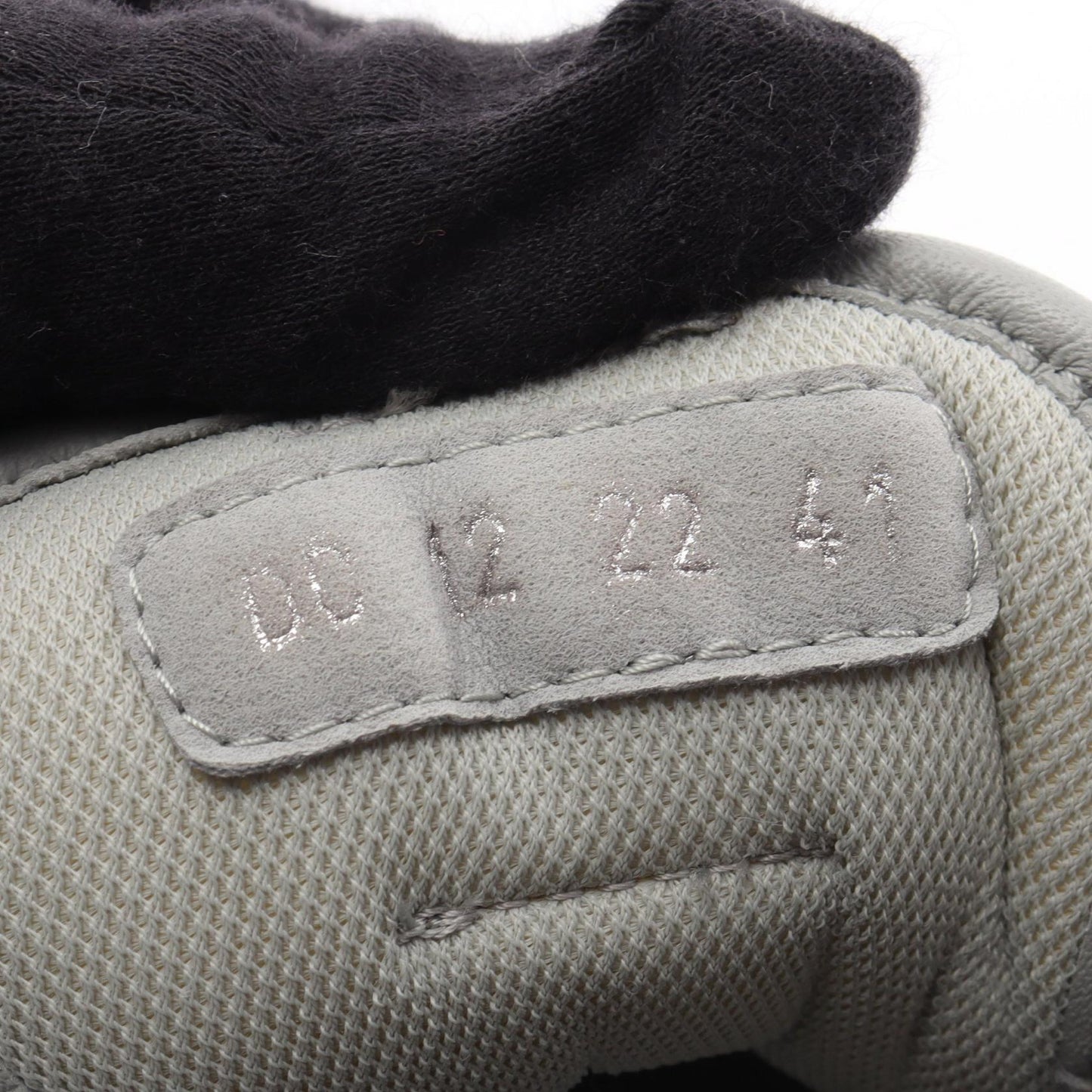 B25 ランナー オブリーク スニーカー レザー キャンバス グレー オフホワイト ディオール シューズ DIOR