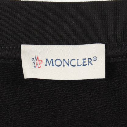 ロゴ スウェットシャツ コットン ブラック モンクレール トップス MONCLER