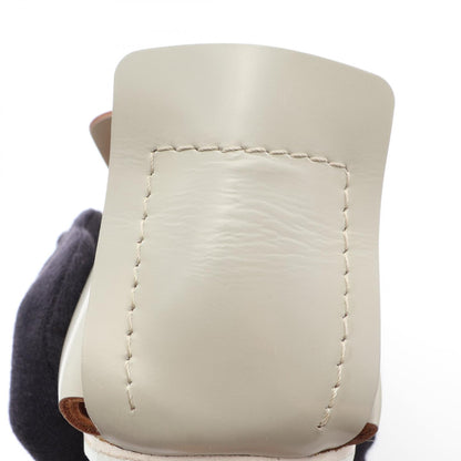 スクエアトゥ カジュアルシューズ レザー グレー ジルサンダー シューズ JIL SANDER