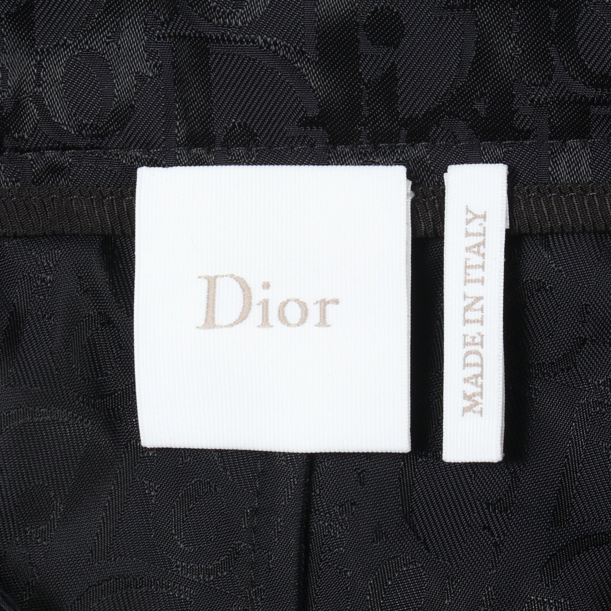 オブリーク プリーツ ミニ スカート ナイロン ダークネイビー クリスチャンディオール ボトムス Christian Dior