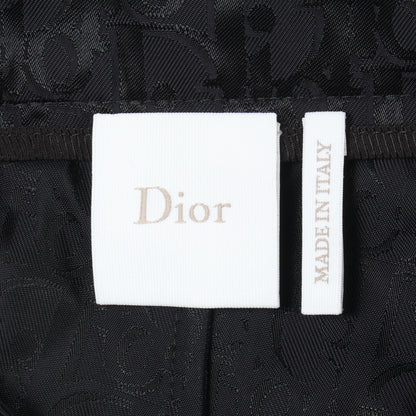 オブリーク プリーツ ミニ スカート ナイロン ダークネイビー クリスチャンディオール ボトムス Christian Dior
