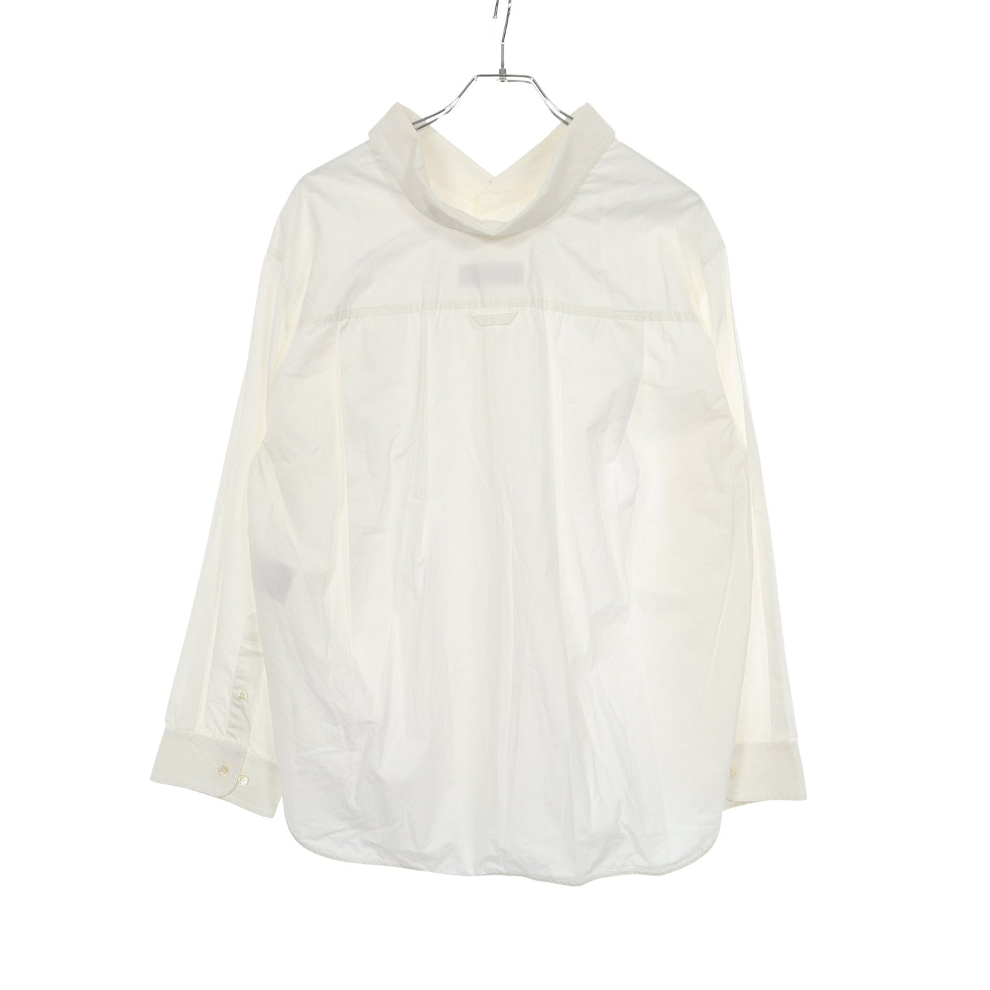 スウィングカラー シャツ コットン ホワイト バレンシアガ トップス BALENCIAGA