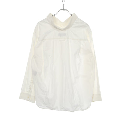 スウィングカラー シャツ コットン ホワイト バレンシアガ トップス BALENCIAGA