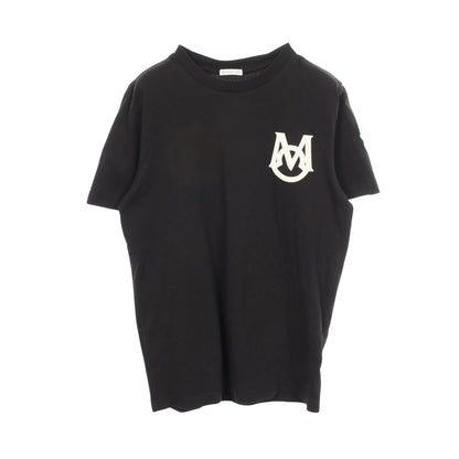 ロゴワッペン 半袖Tシャツ コットン ブラック モンクレール
