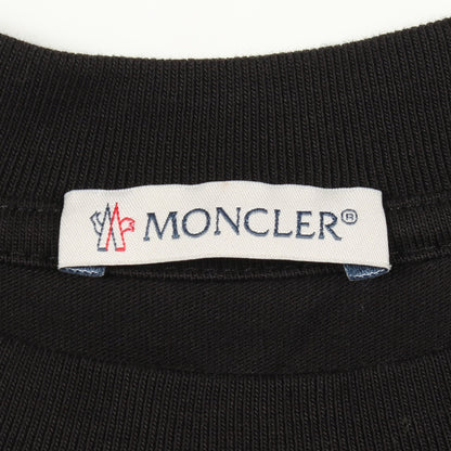 ロゴワッペン 半袖Tシャツ コットン ブラック モンクレール