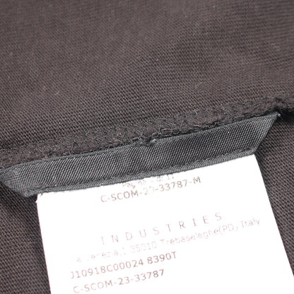ネックロゴ 半袖Tシャツ コットン ブラック モンクレール