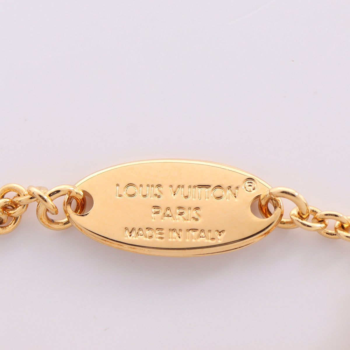 LVフローラグラム ブレスレット GP ゴールド オフホワイト ルイヴィトン アクセサリー LOUIS VUITTON