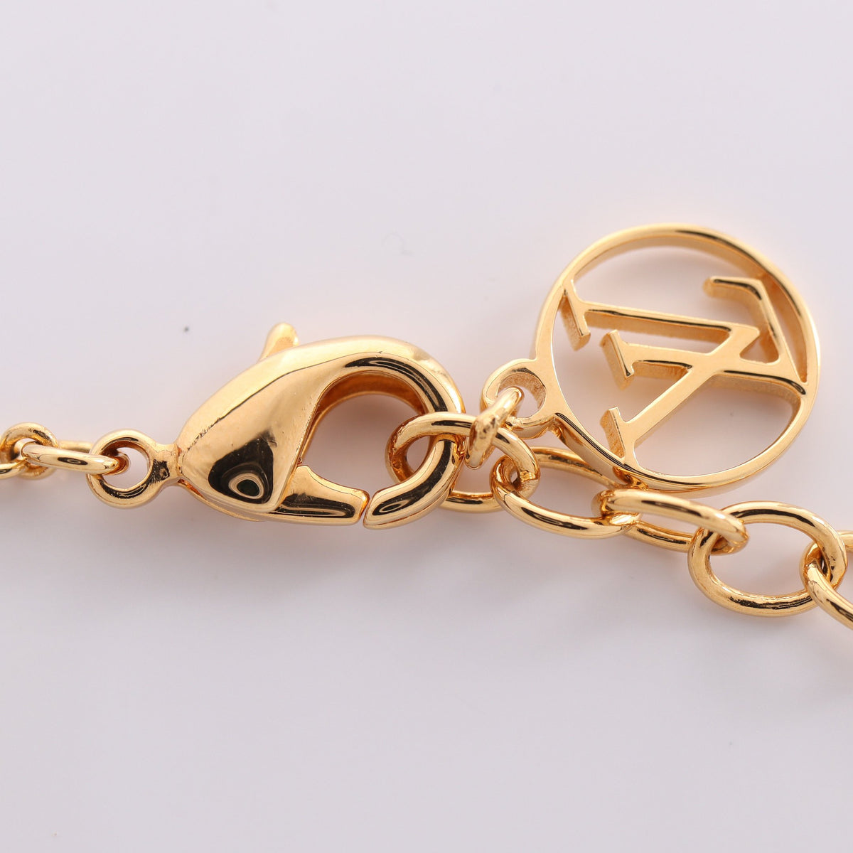 LVフローラグラム ブレスレット GP ゴールド オフホワイト ルイヴィトン アクセサリー LOUIS VUITTON