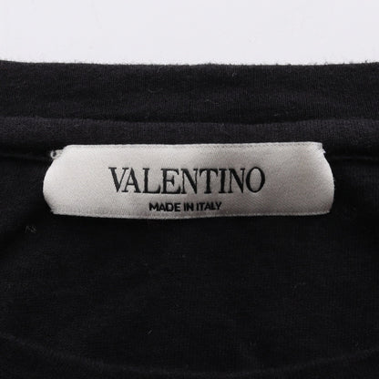 VALENTINO × Jamie Reid ダメージ加工 半袖Tシャツ コットン ブラック ヴァレンティノ