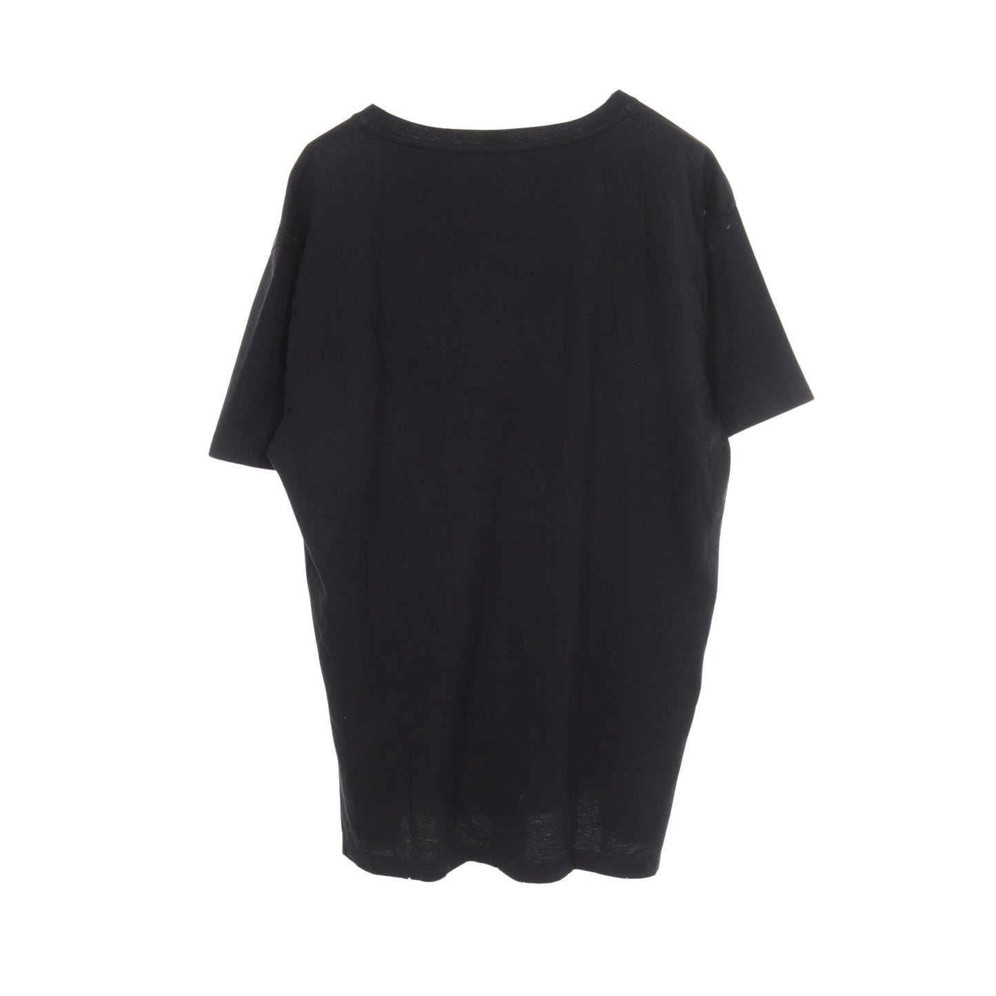 VALENTINO × Jamie Reid ダメージ加工 半袖Tシャツ コットン ブラック ヴァレンティノ