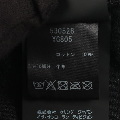 デニムジャケット コットン ブラック サンローランパリ
