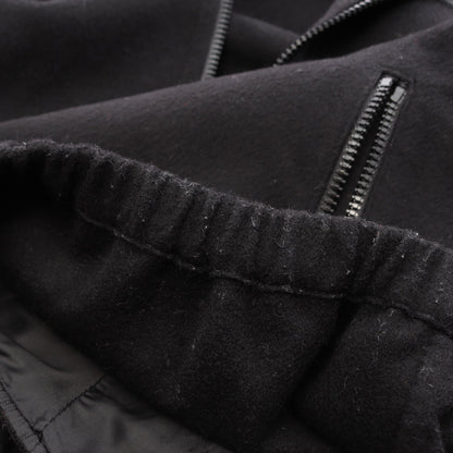 VLTNロゴ フード付き ジップアップ ジャケット ウール カシミヤ ブラック ヴァレンティノ アウター VALENTINO