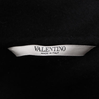VLTNロゴ フード付き ジップアップ ジャケット ウール カシミヤ ブラック ヴァレンティノ アウター VALENTINO