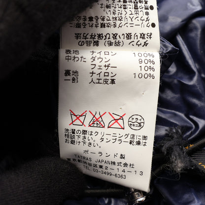 POLITEAMA ポリテアマ ダウンコート ナイロン ダークネイビー タトラス