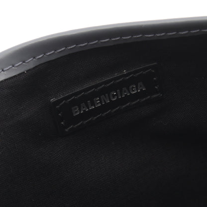 NAVY CABAS NEW M ネイビーカバ ハンドバッグ トートバッグ キャンバス レザー アイボリー グレー バレンシアガ バッグ BALENCIAGA