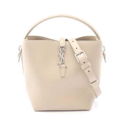 LE 37 スモール 2WAY ハンドバッグ レザー ベージュ サンローランパリ バッグ SAINT LAURENT PARIS