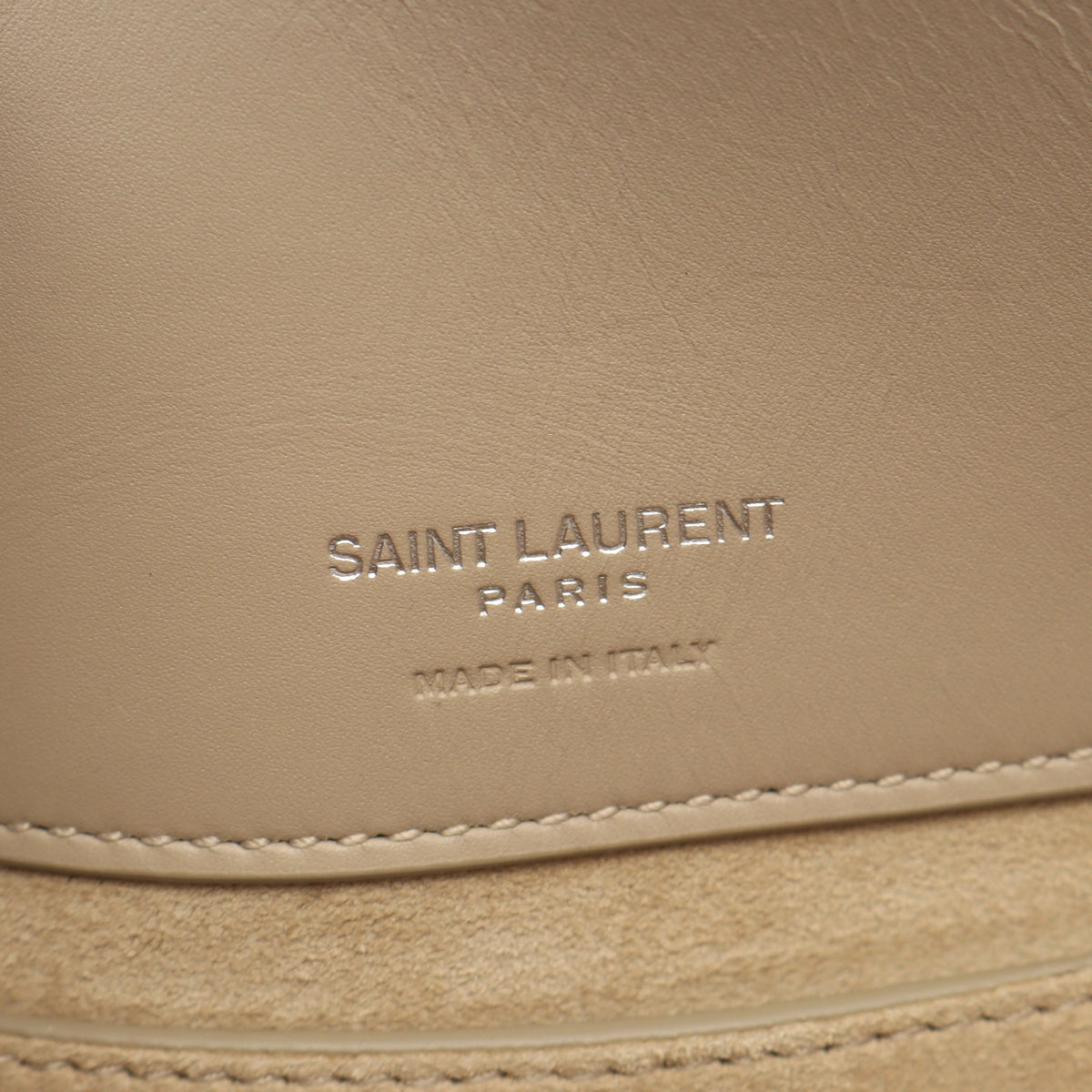 LE 37 スモール 2WAY ハンドバッグ レザー ベージュ サンローランパリ バッグ SAINT LAURENT PARIS
