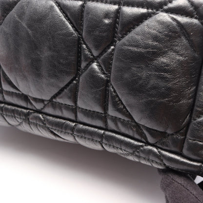 Milly La Foret カナージュ チェーンショルダーバッグ レザー ブラック クリスチャンディオール
