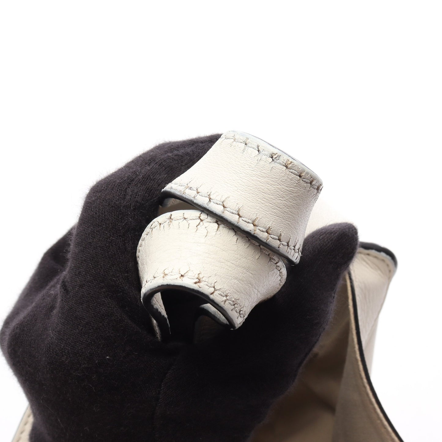 LOEWE × Joe Brainard HAMMOCK SMALL ハンモック スモール 2WAY ハンドバッグ レザー オフホワイト ロエベ