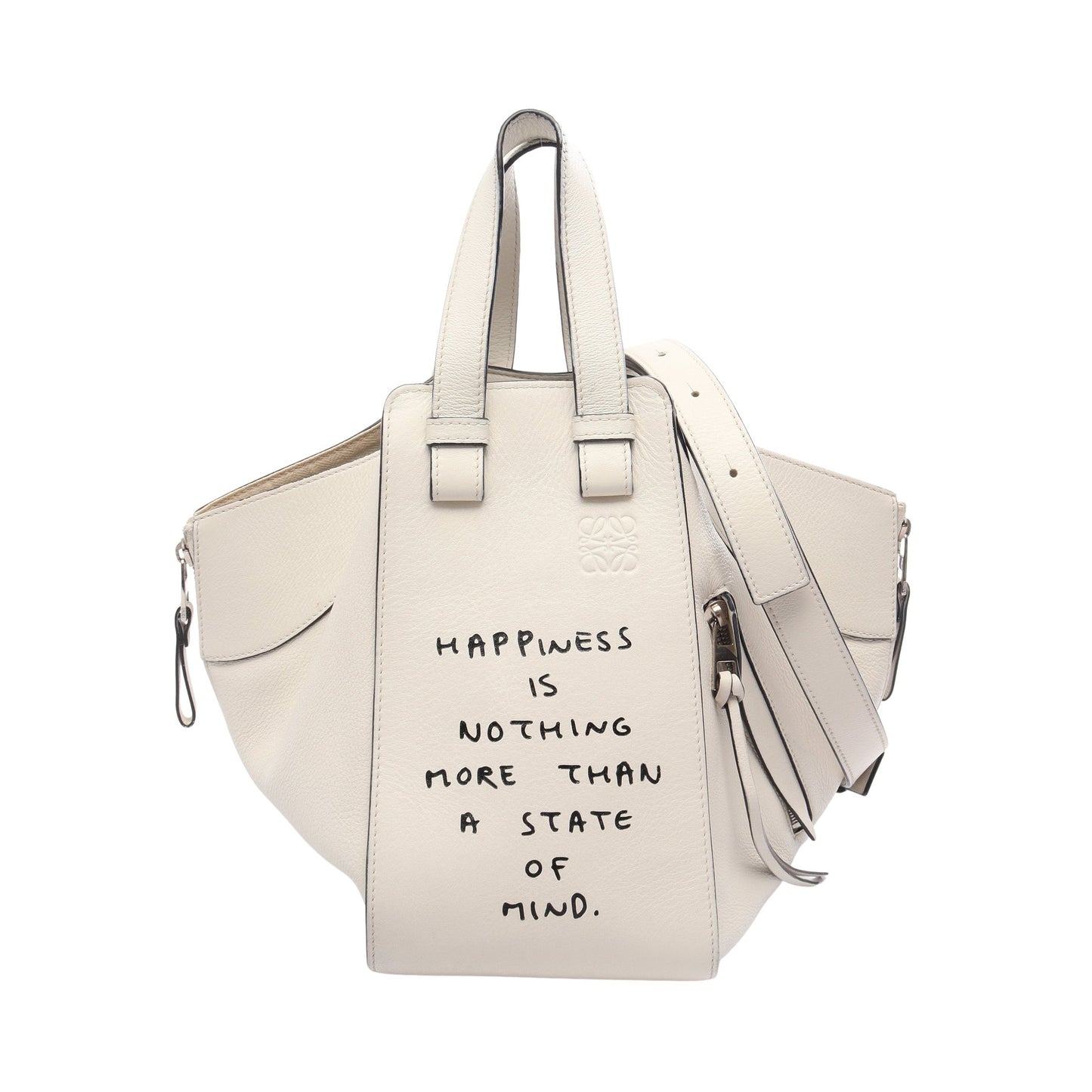LOEWE × Joe Brainard HAMMOCK SMALL ハンモック スモール 2WAY ハンドバッグ レザー オフホワイト ロエベ