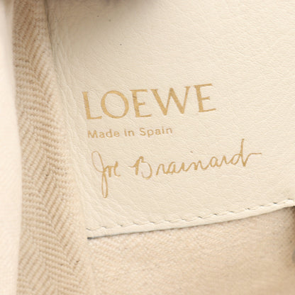 LOEWE × Joe Brainard HAMMOCK SMALL ハンモック スモール 2WAY ハンドバッグ レザー オフホワイト ロエベ