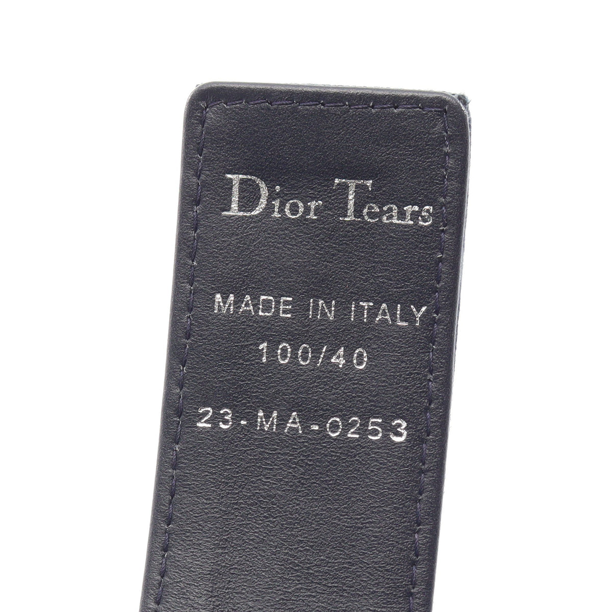 DIOR × Denim Tears シルバー金具 リバーシブル ベルト キャンバス レザー ネイビー グリーン ディオール 財布・小物 DIOR