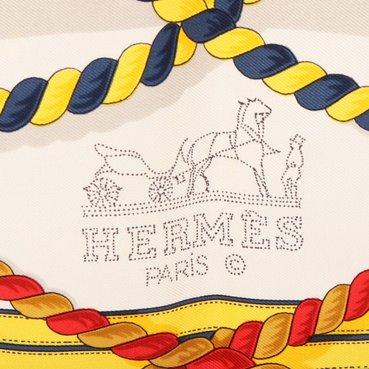 カレ90 GRANDE TENUE スカーフ シルク ネイビー マルチカラー エルメス 財布・小物 HERMES