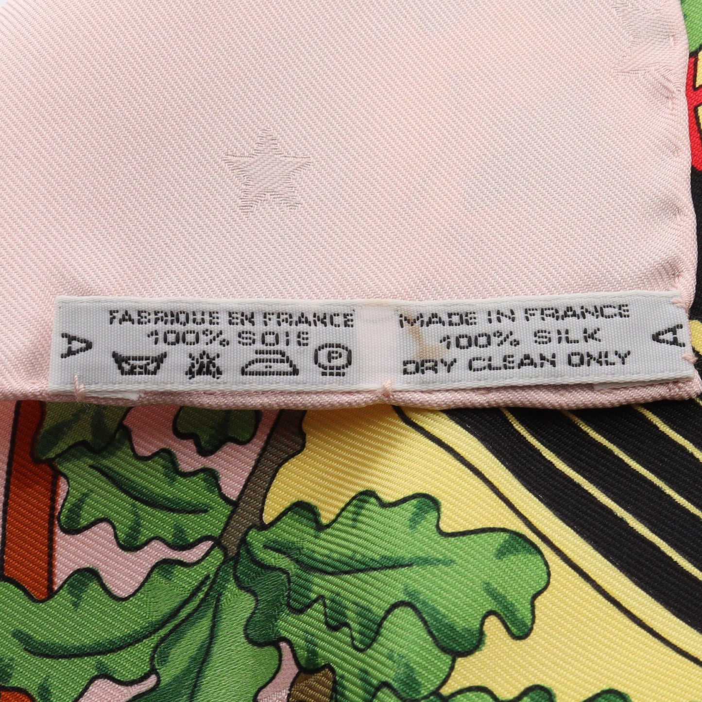 カレ90 Emblemes de l'Europe スカーフ シルク ピンク グリーン マルチカラー エルメス