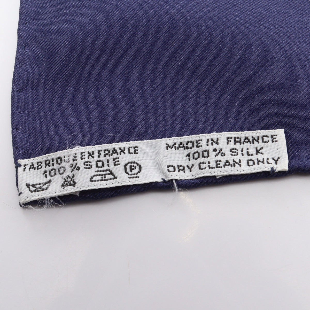 カレ90 parmi les fleurs je compte les heures スカーフ シルク ネイビー マルチカラー エルメス 財布・小物 HERMES