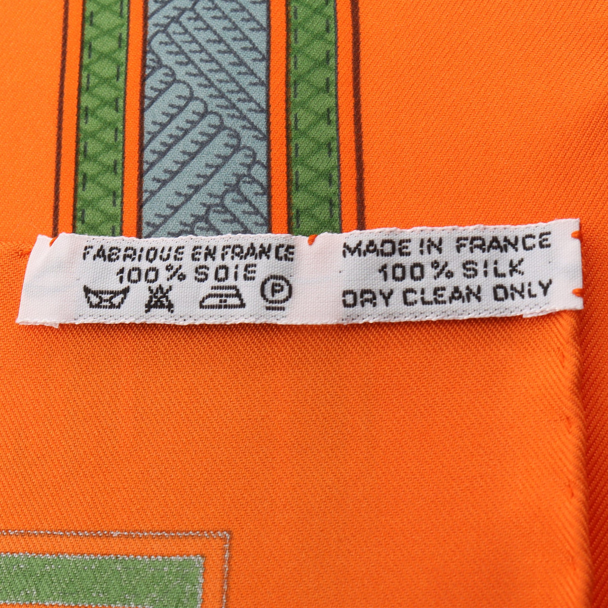 カレ90 CUIRS DU DESERT スカーフ シルク オレンジ マルチカラー エルメス 財布・小物 HERMES
