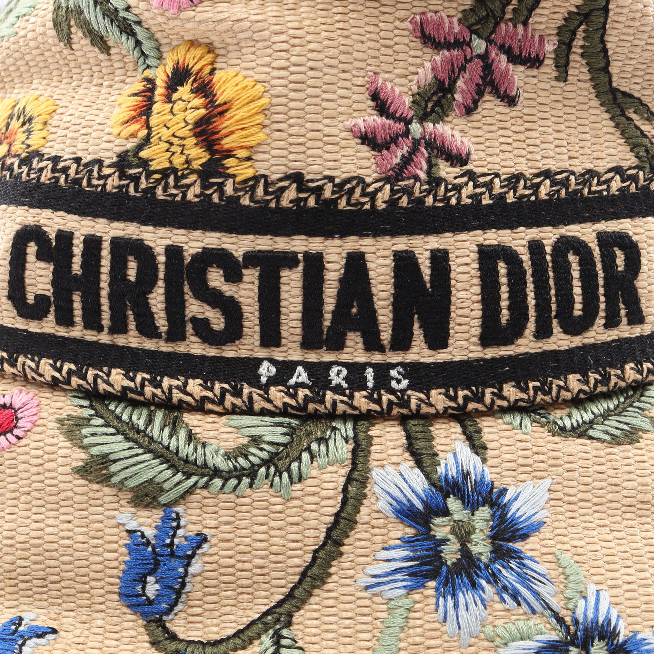 D-Bobby ボブハット 花柄 刺繍 バケット ハット コットン ナイロン