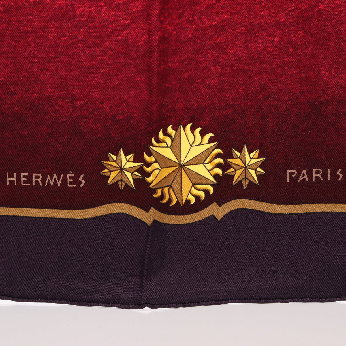 カレ90 COSMOS スカーフ シルク パープル イエロー エルメス 財布・小物 HERMES